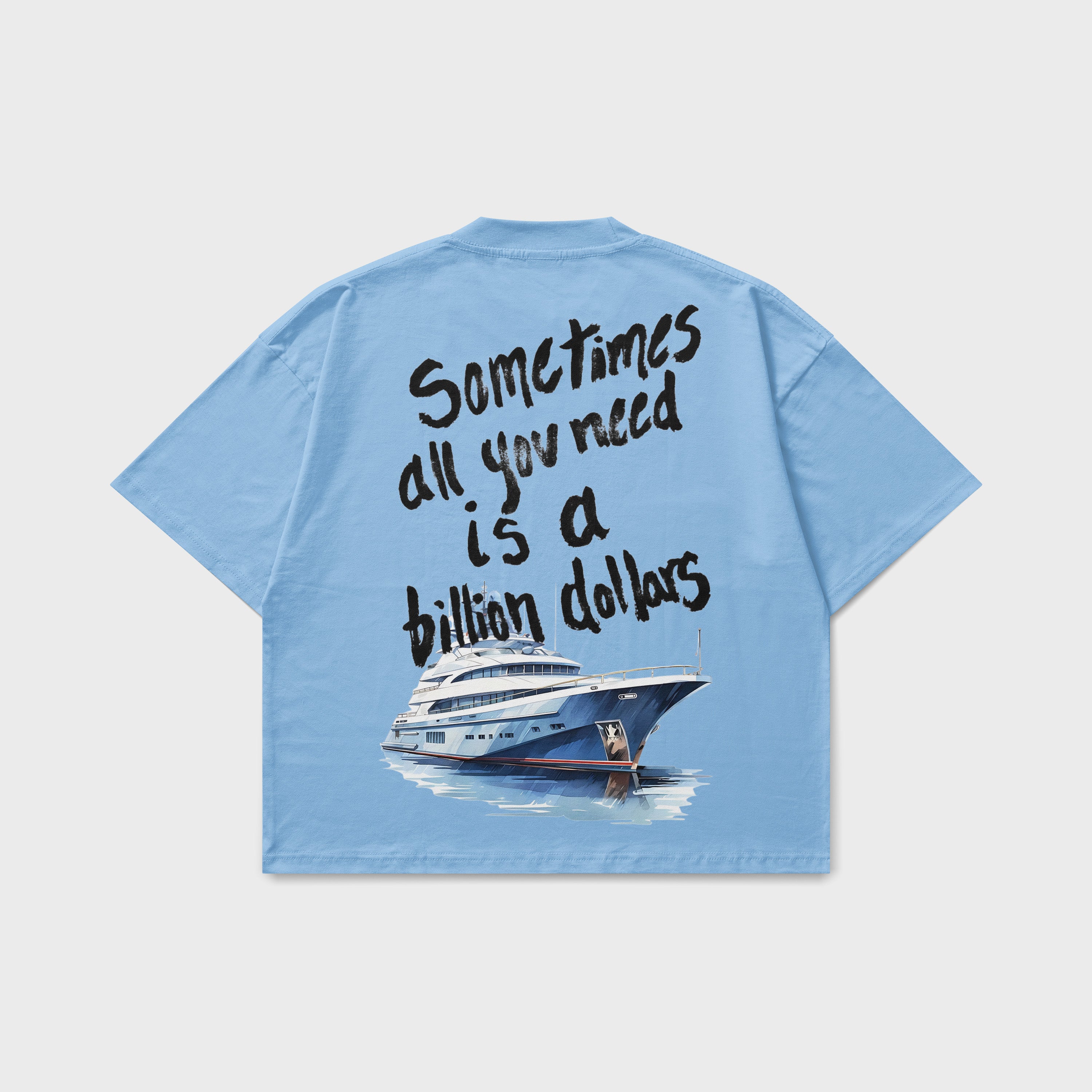 Billion dollars | sky blue oversize