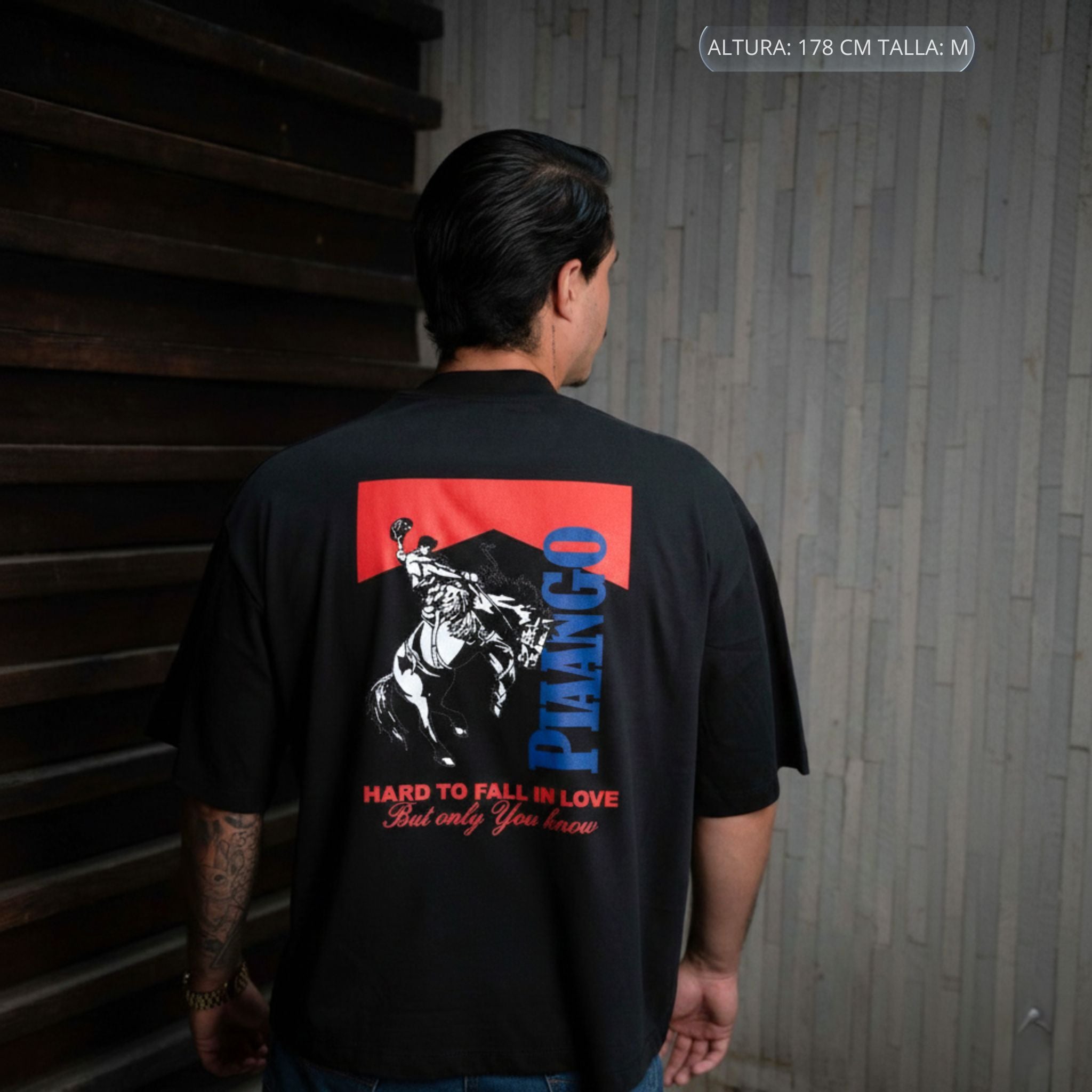 Hard to fall in love | black oversize