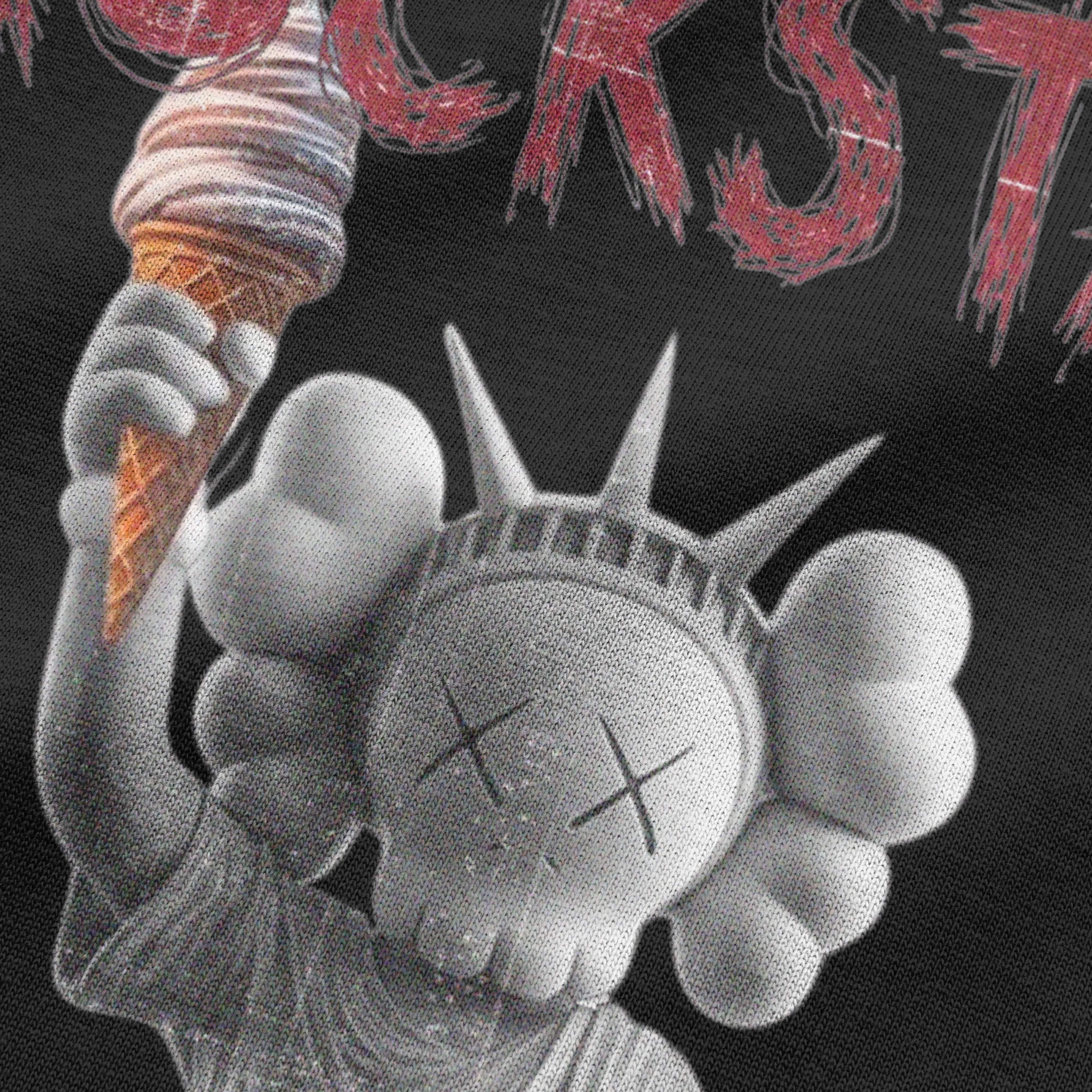 Rockstar | Playera manga larga negra