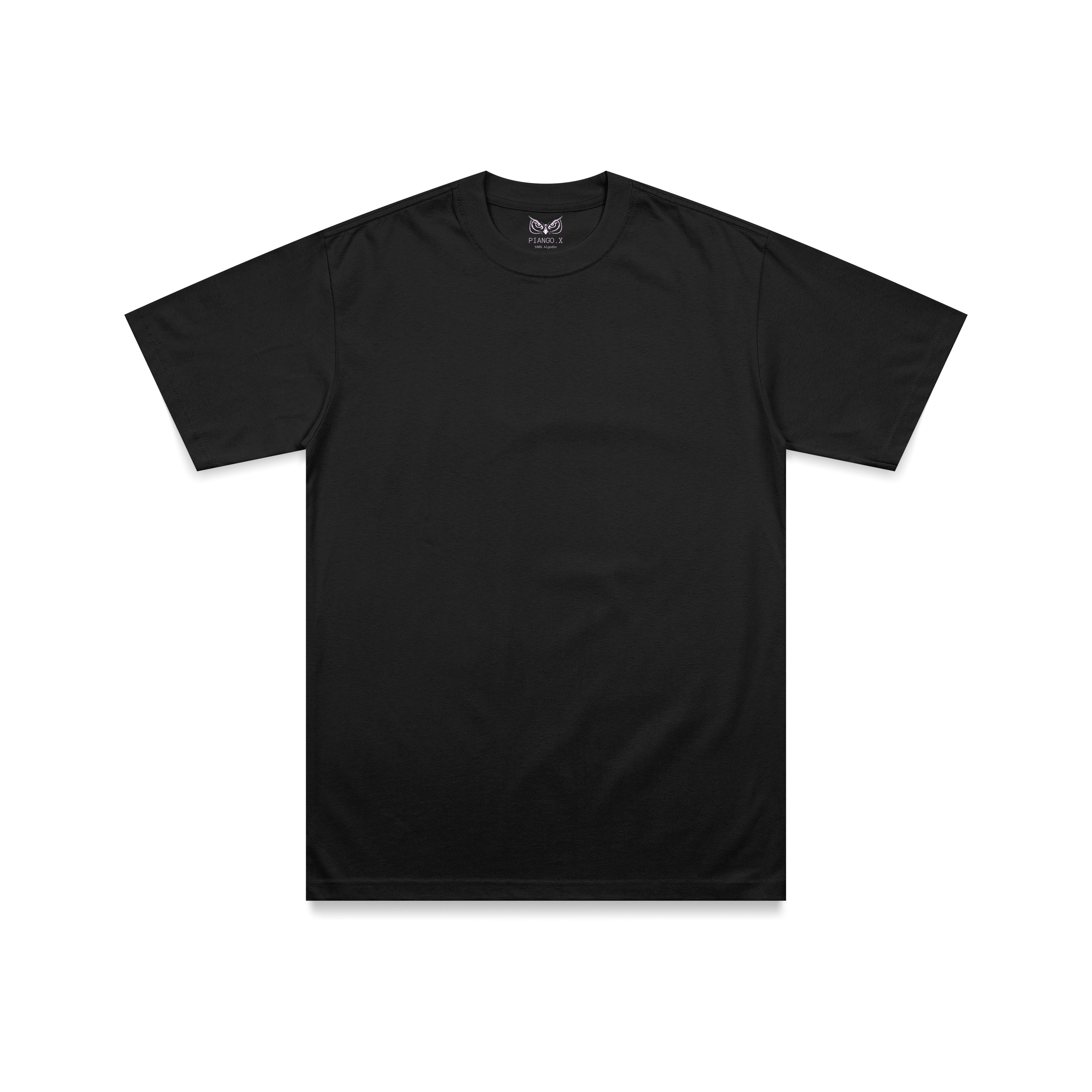 Playera regular fit - Negro