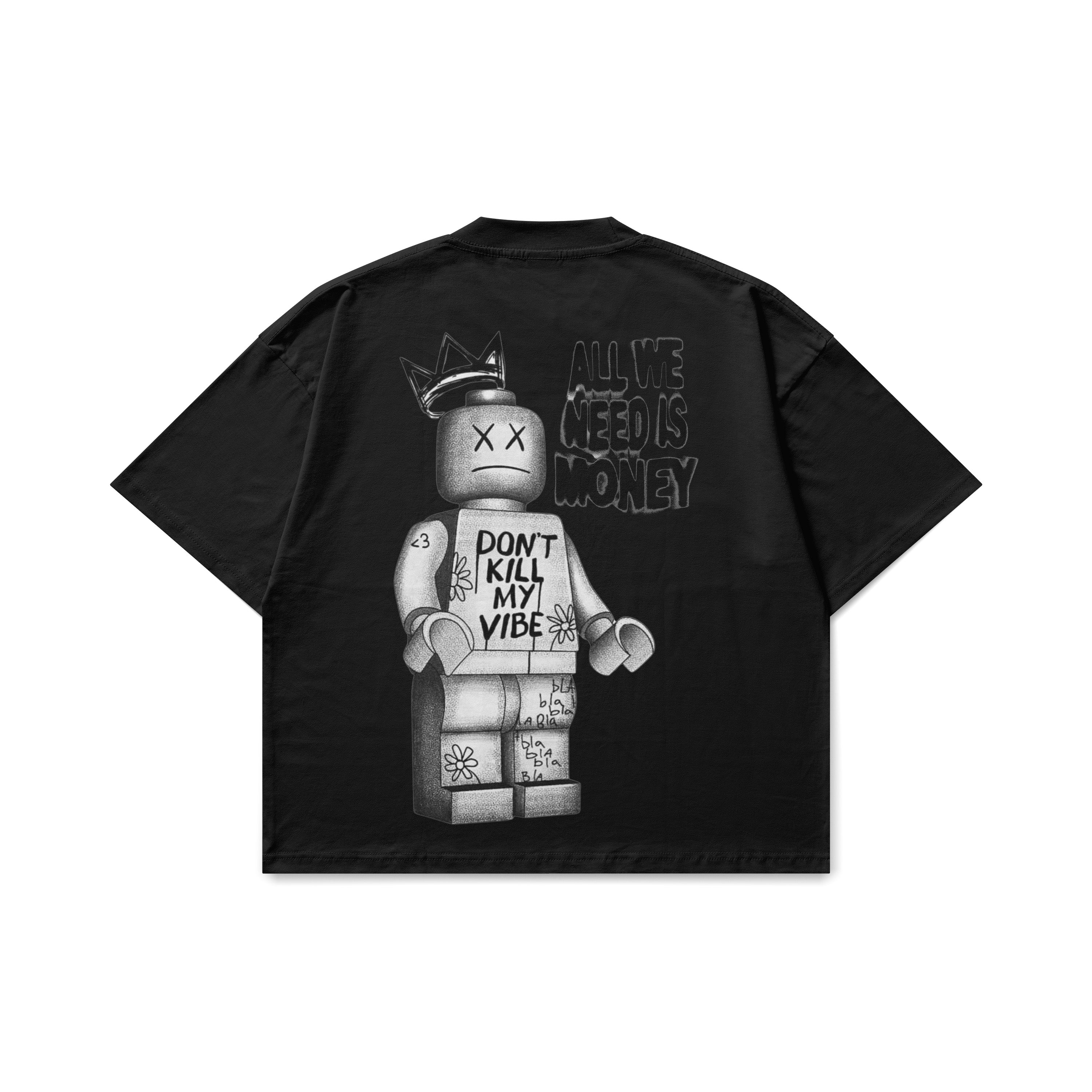 Dont K-M-Vibe | black oversize