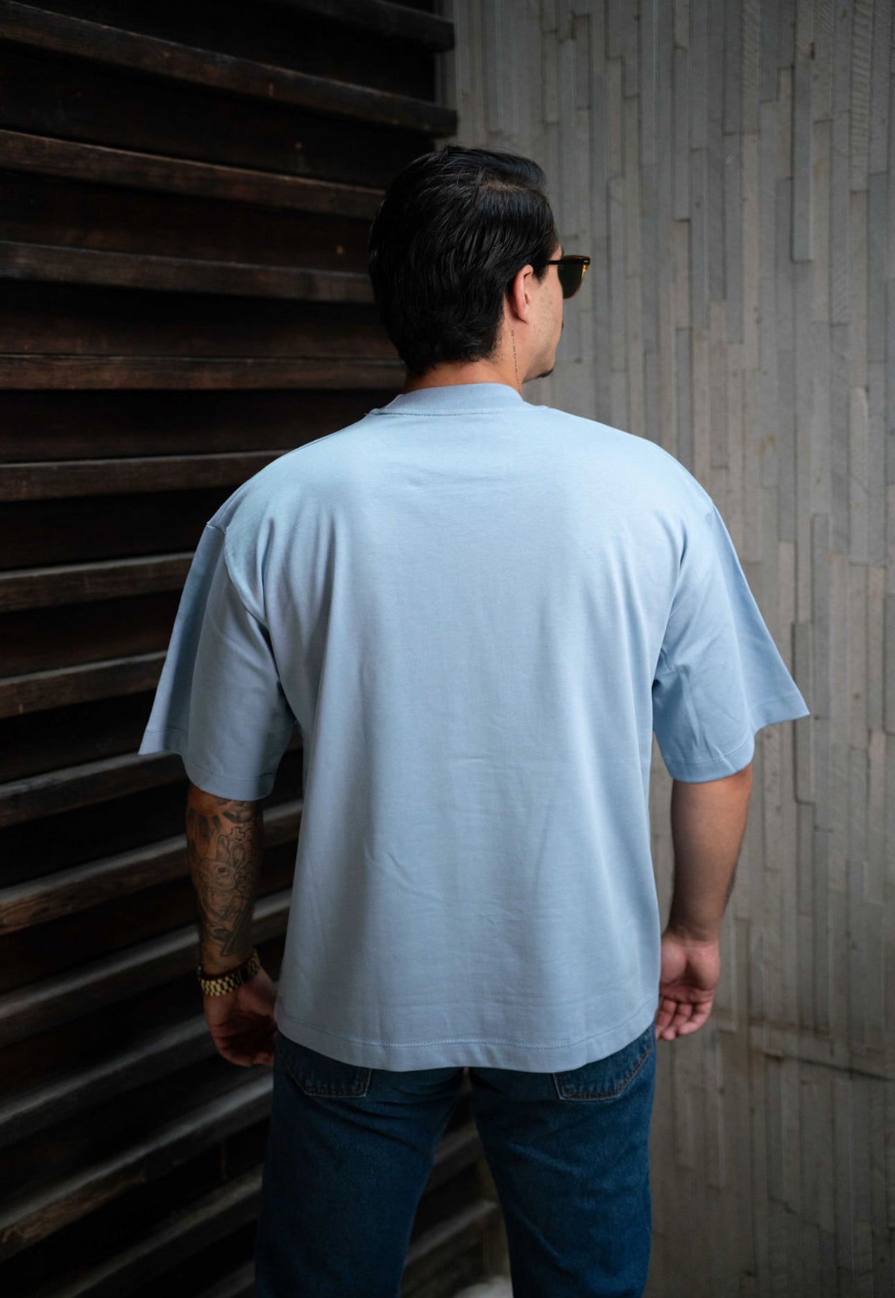 Golfo de México | sky blue oversize