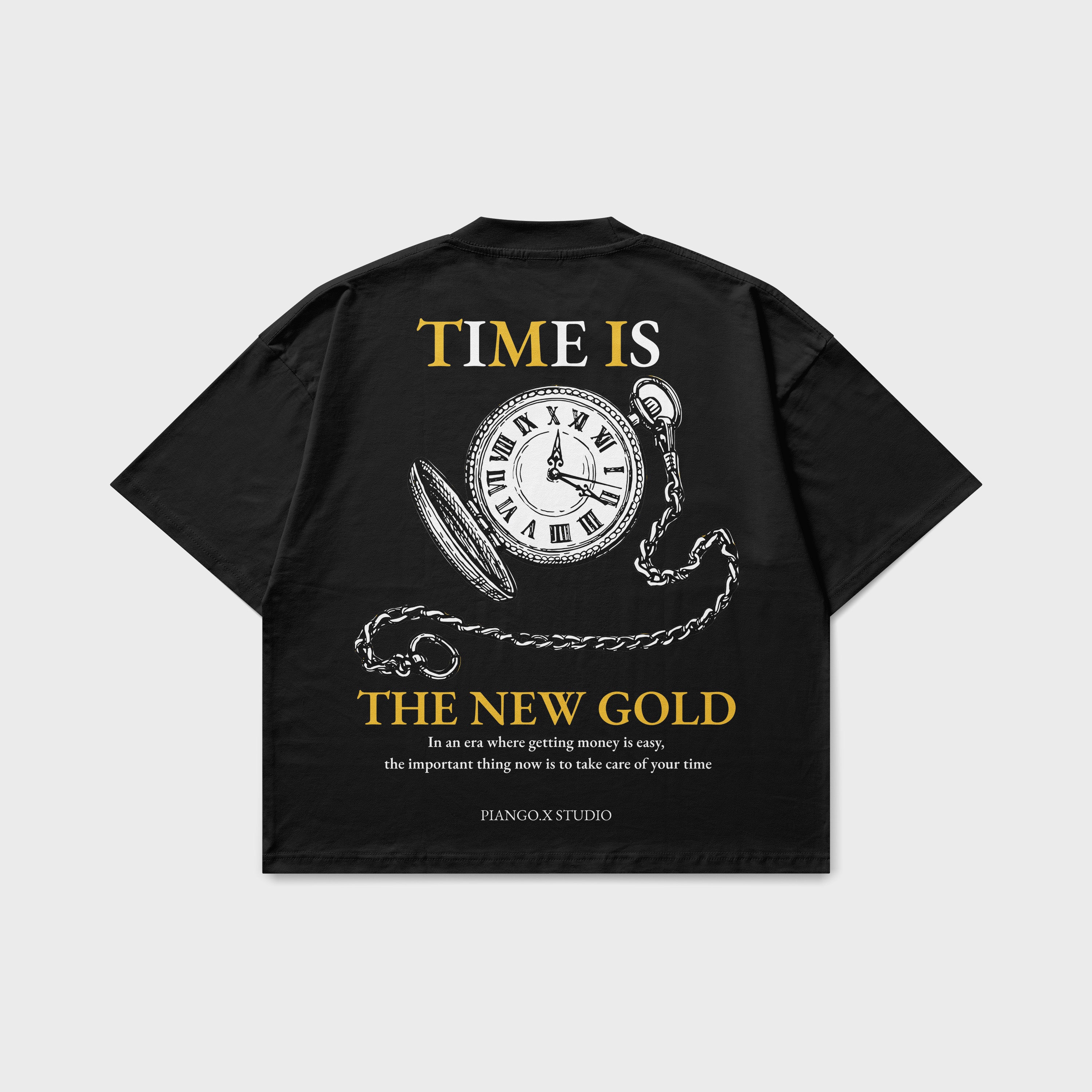 New Gold | black oversize