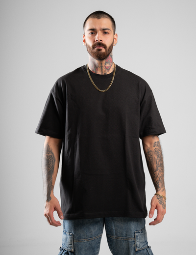 Playera oversize - Negro