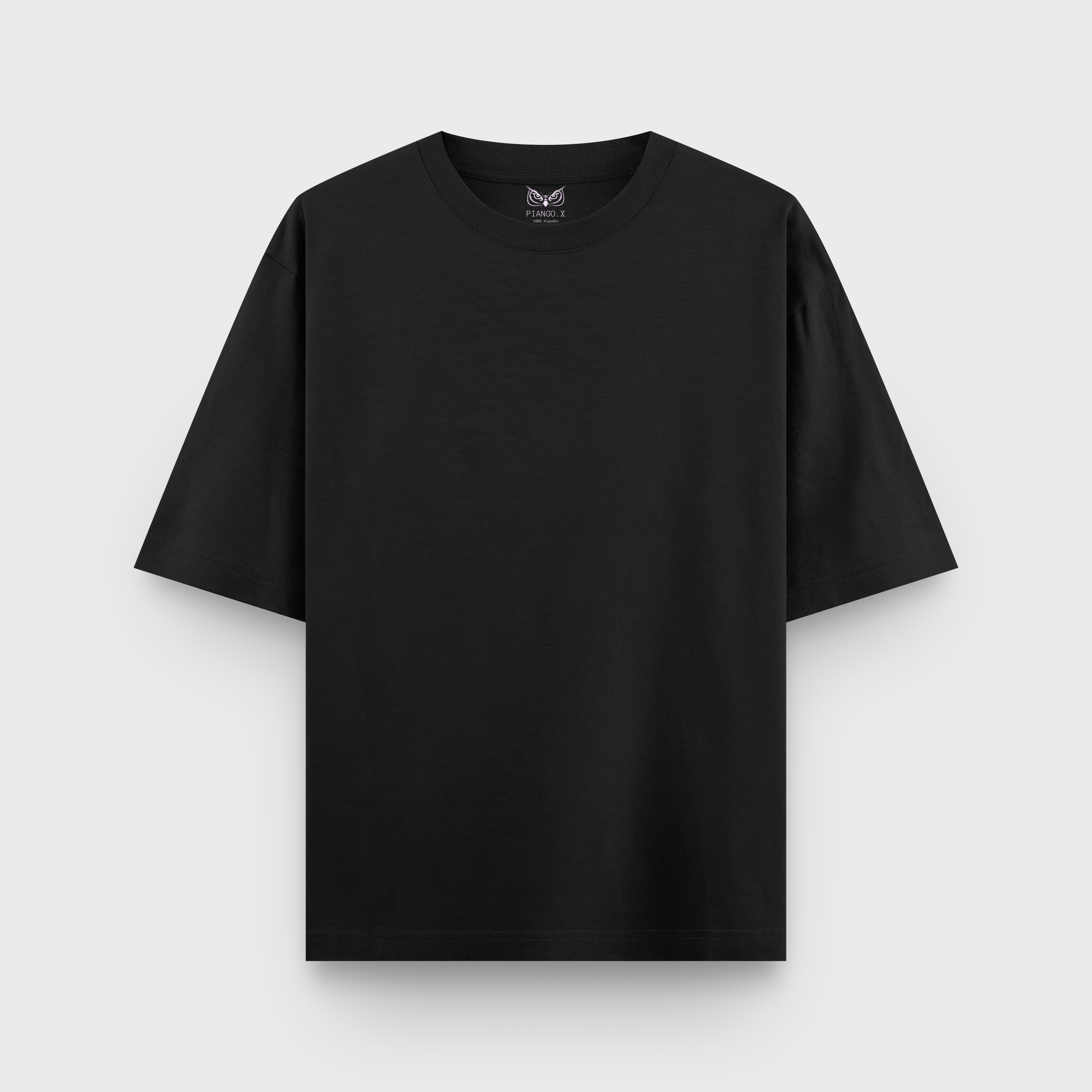 Playera oversize - Negro