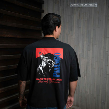 Hard to fall in love | black oversize