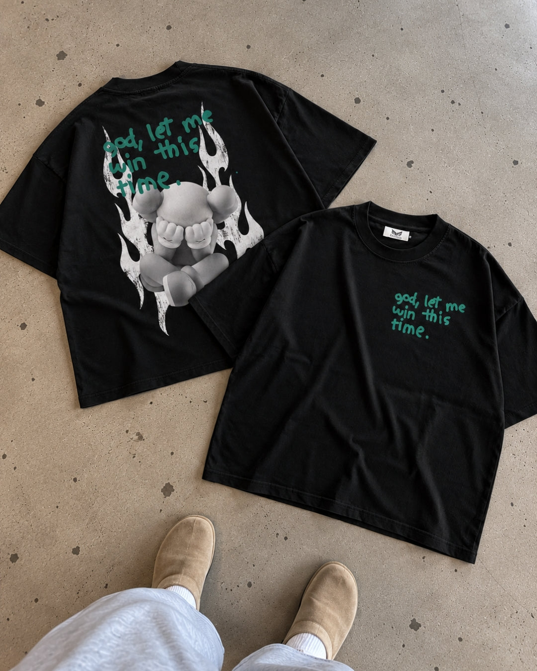 Win this time oversize tee