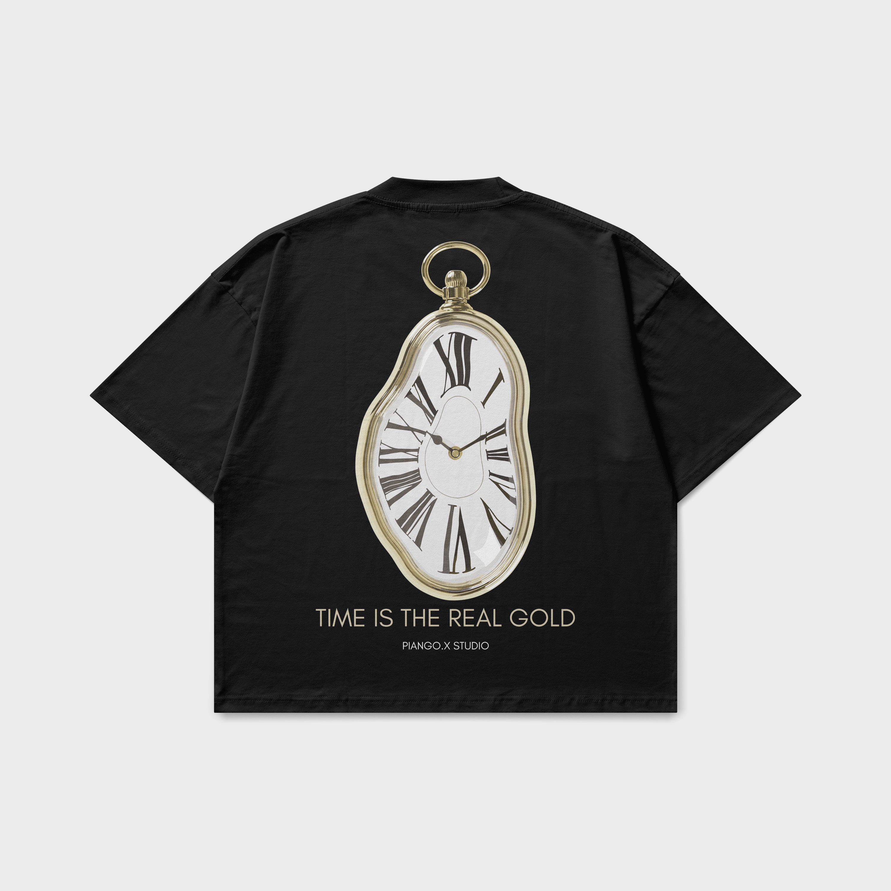 Time Gold | black oversize