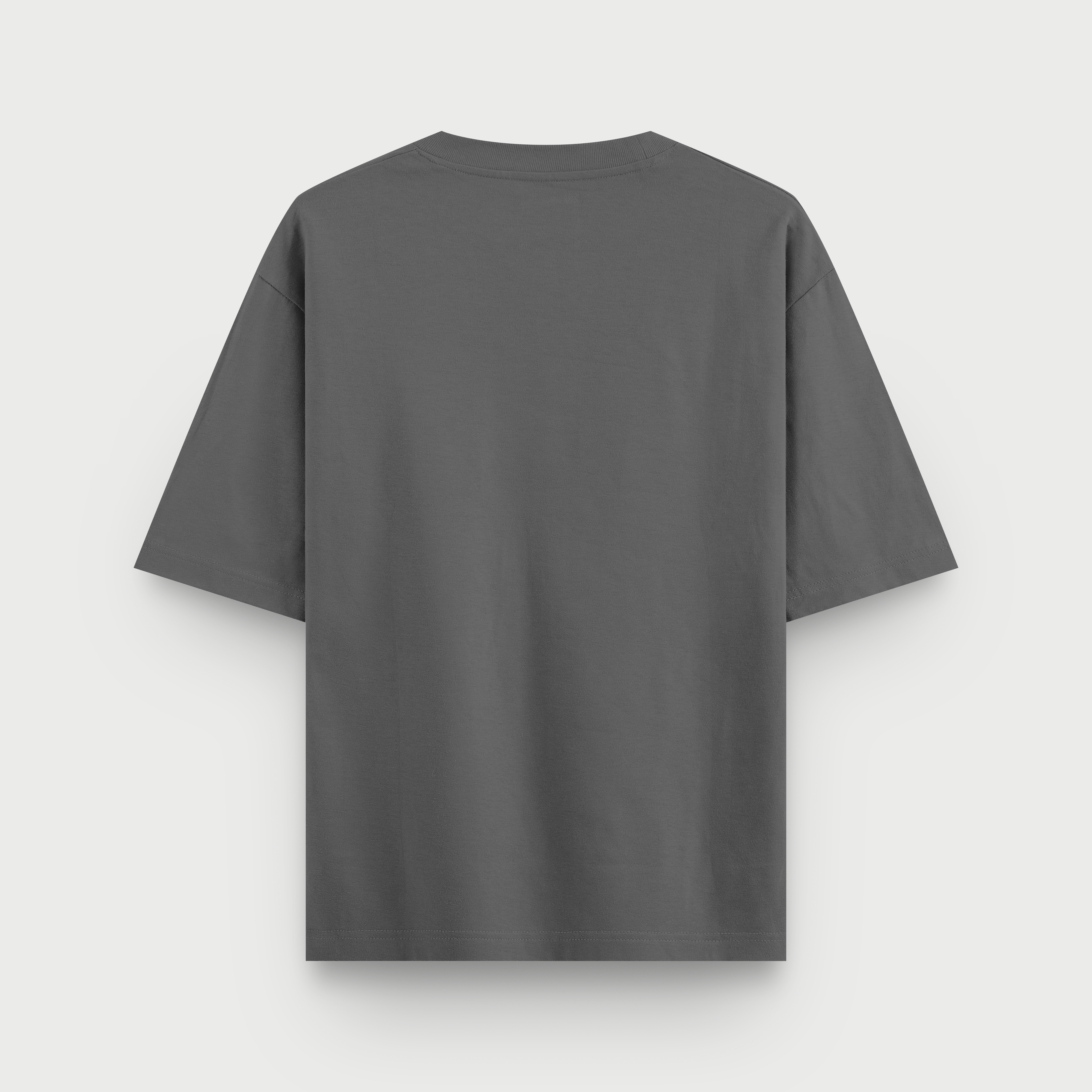 Playera oversize - Gris acero