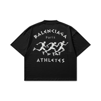 B. Athletes | Black tee