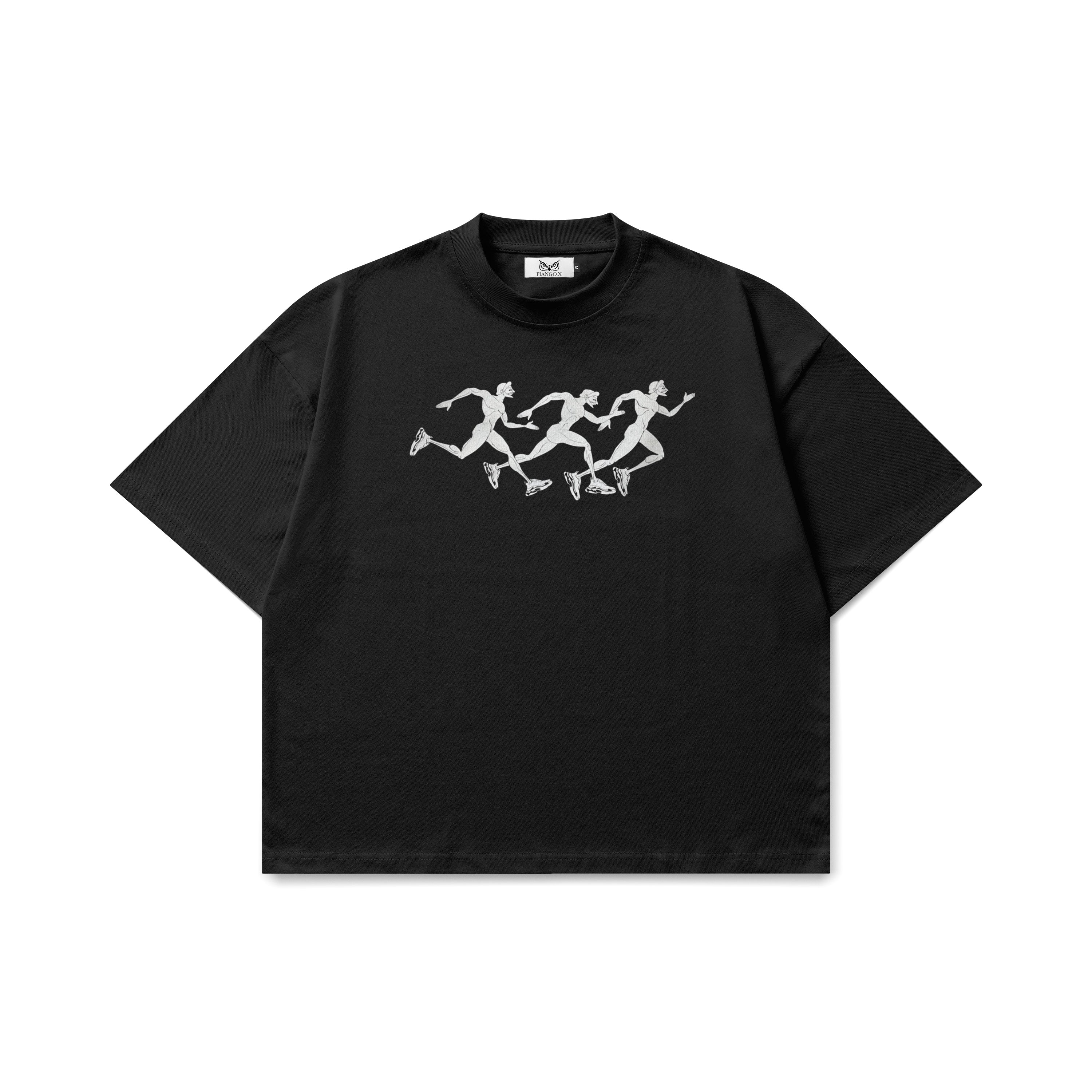 B. Athletes | Black tee