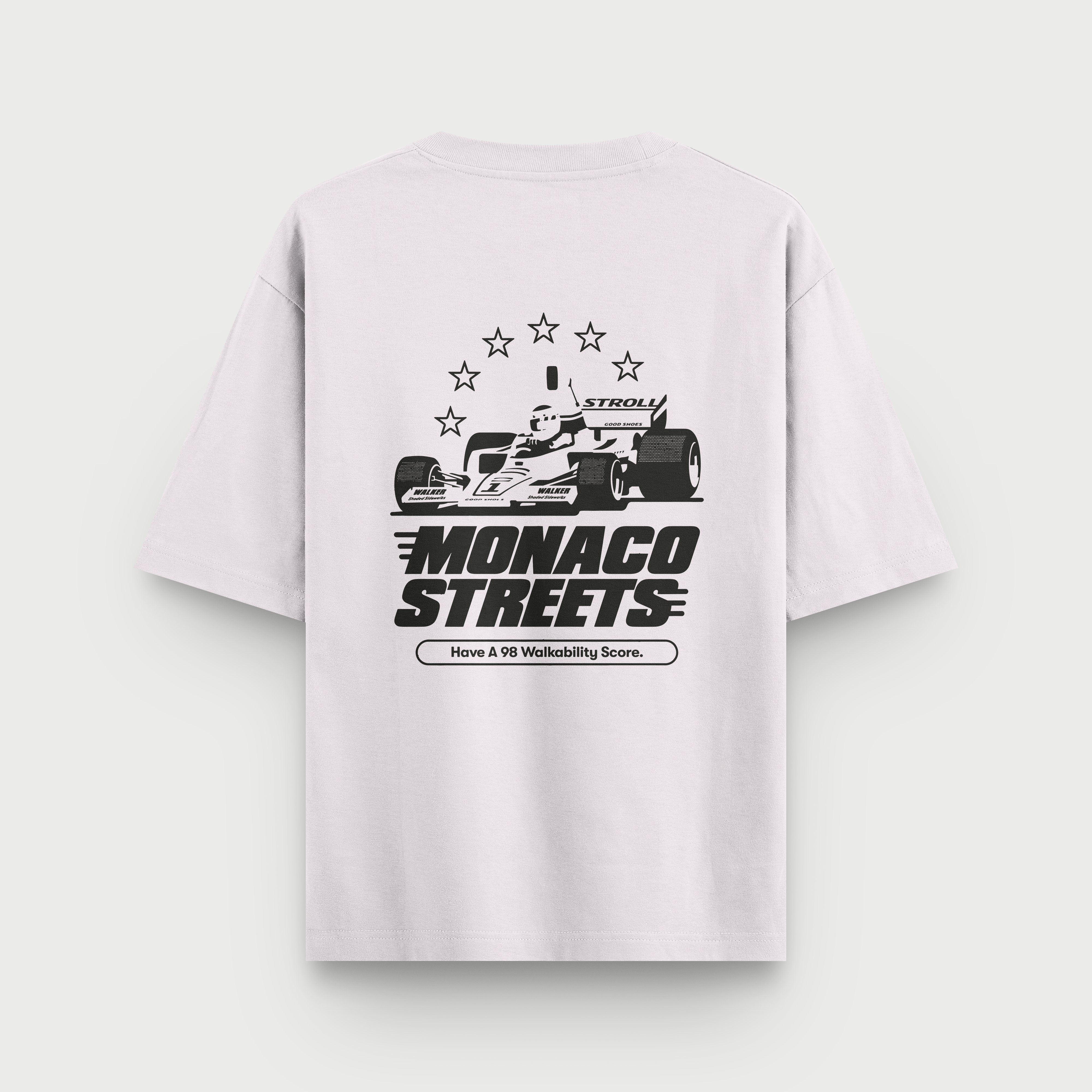 Monaco Streets - Oversize | Blanco