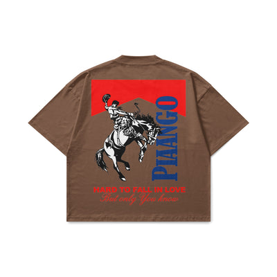 Hard to fall in love | chocolate oversize