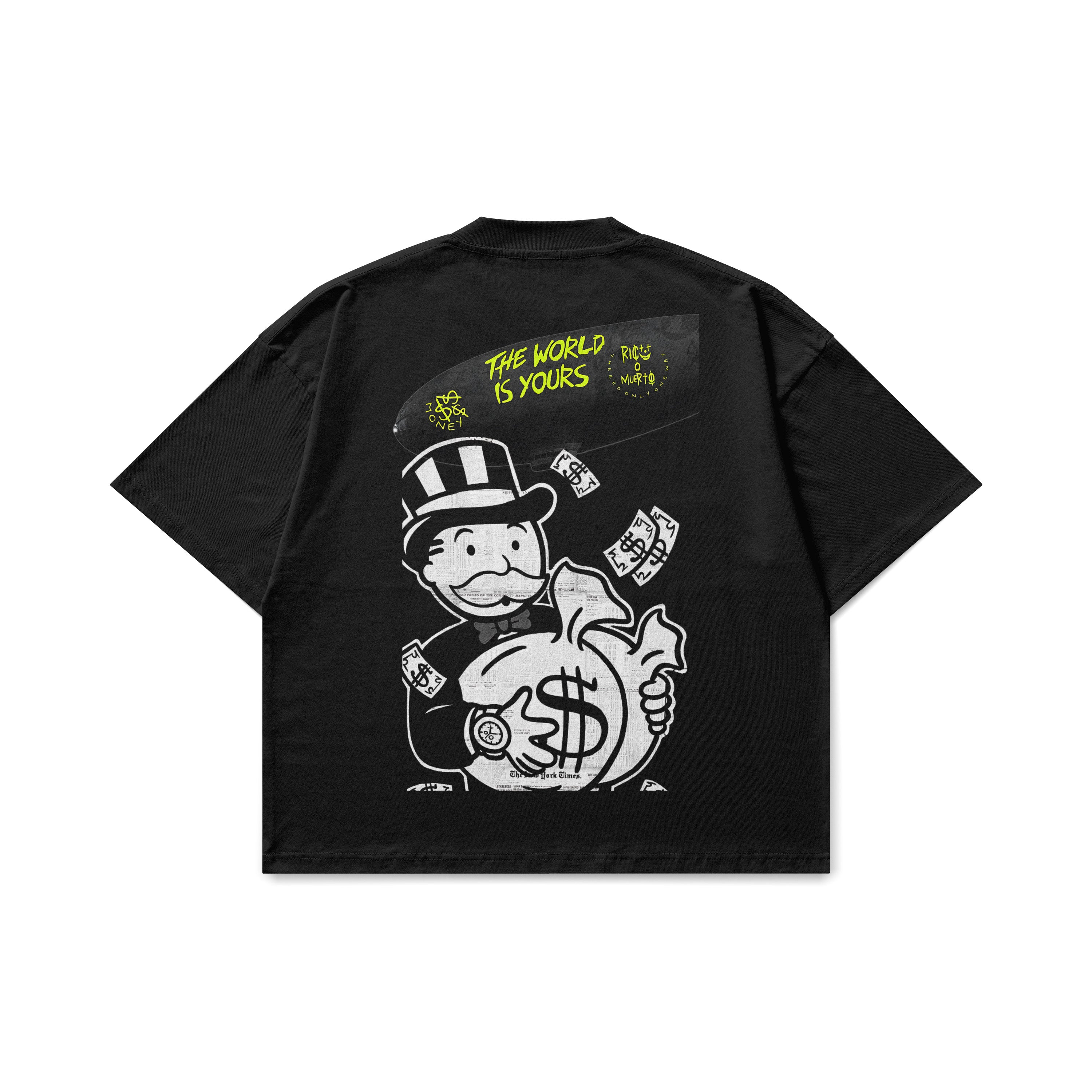 The world is your x R.M | black oversize