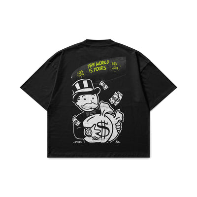 The world is your x R.M | black oversize