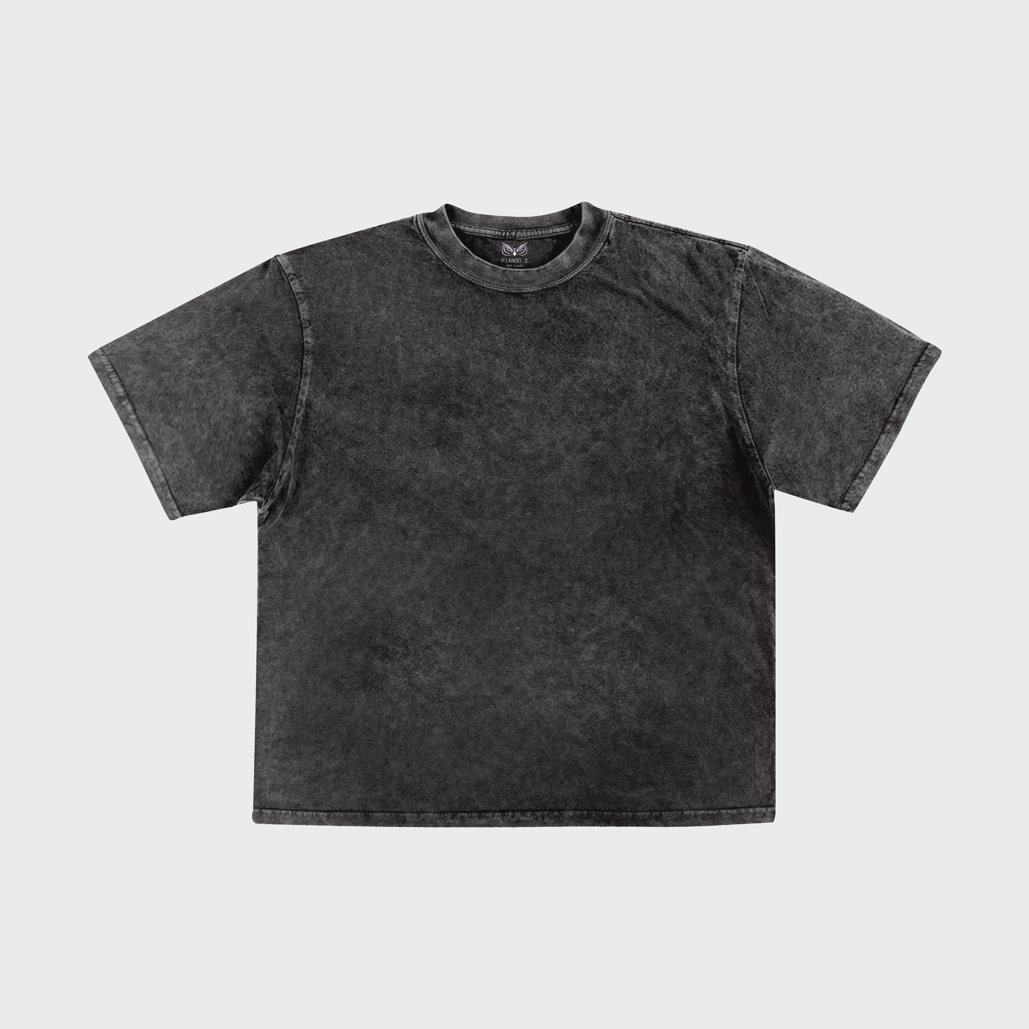 Playera oversize - Black faded