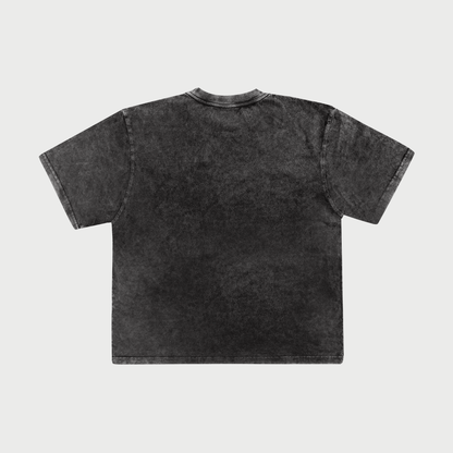 Playera oversize - Black faded