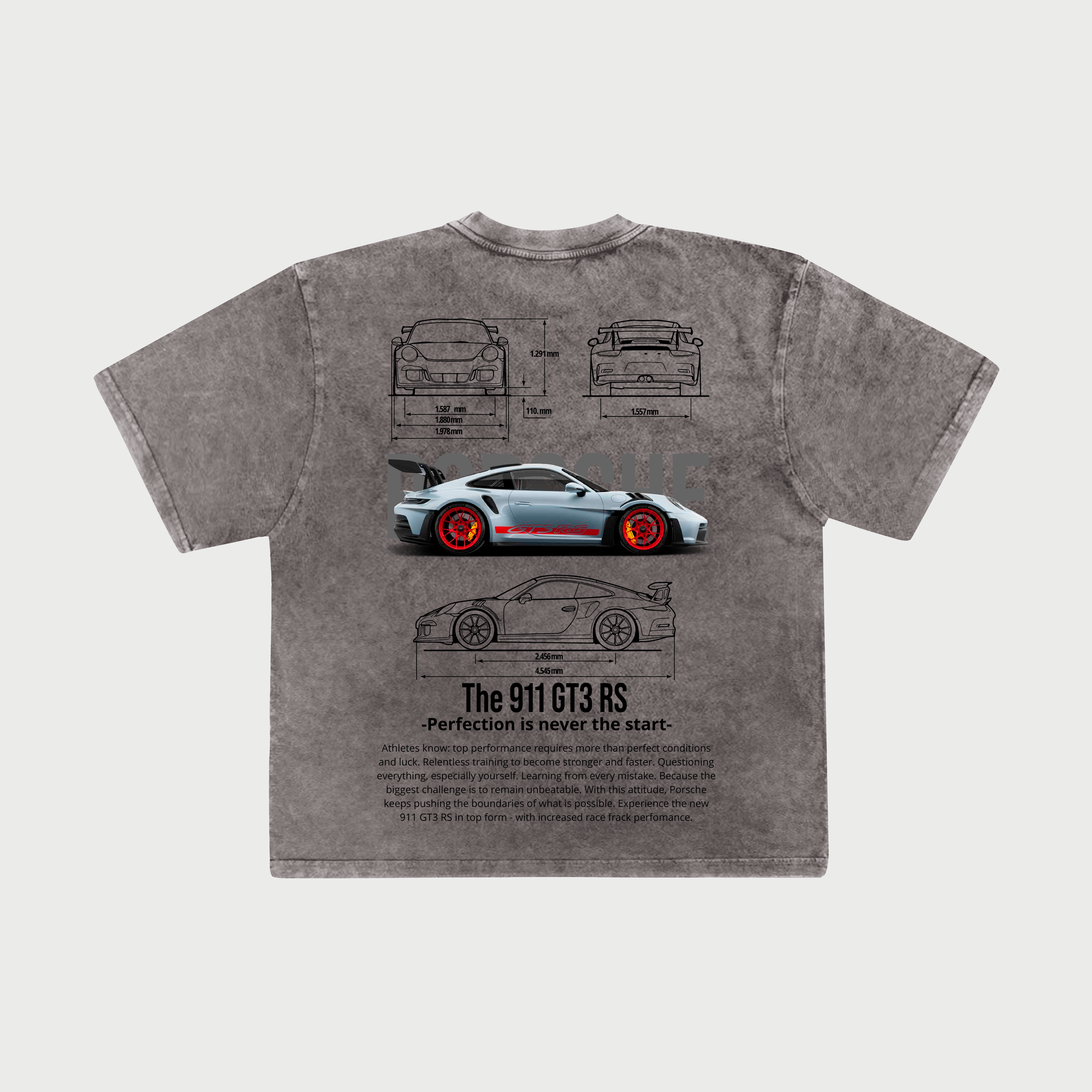 Need porsche F. - Oversize | Gray Faded