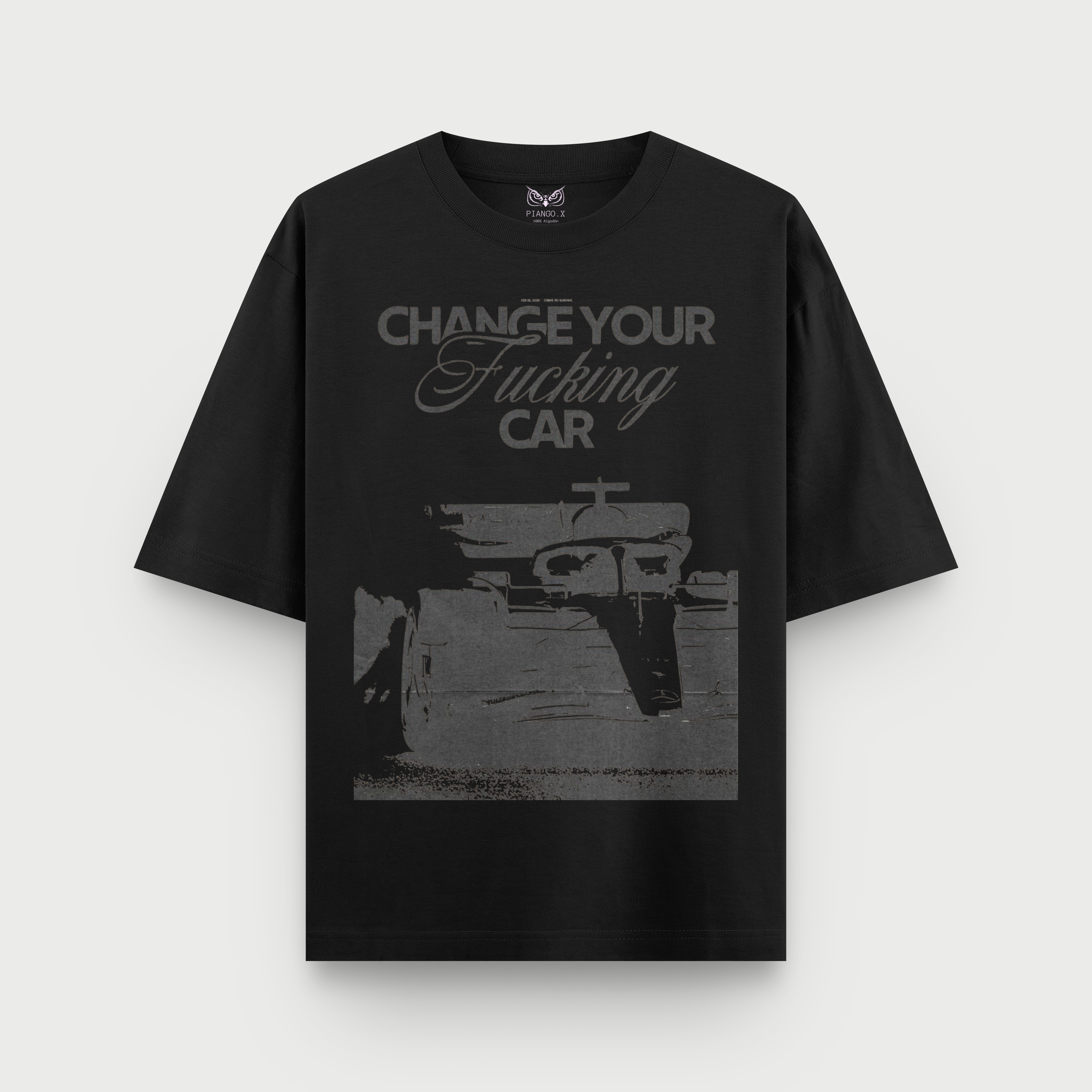 Change your fu* car - Oversize | Negro