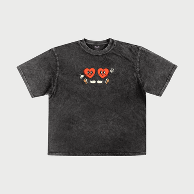 Looking Love | Black washed oversize