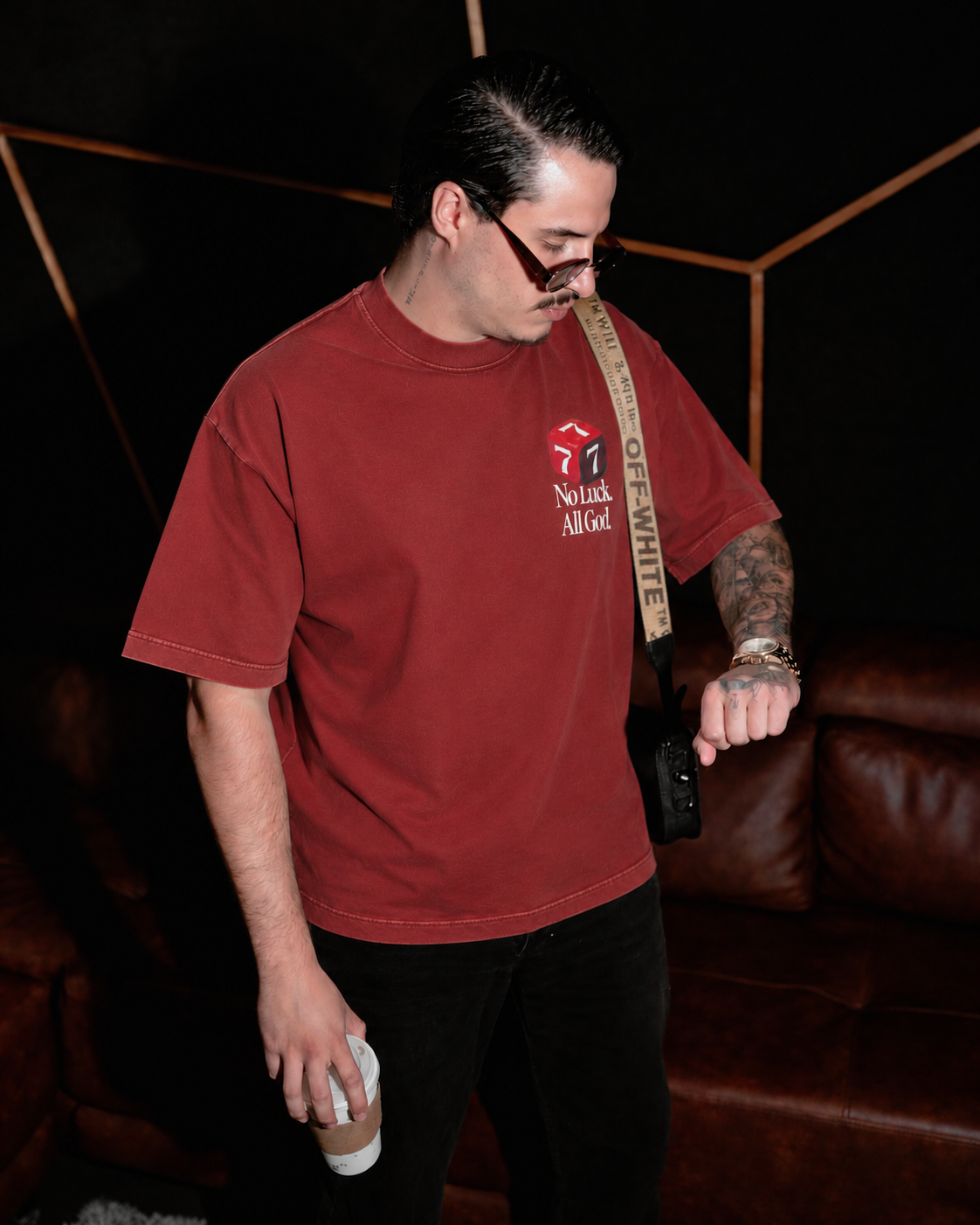 No luck oversize tee