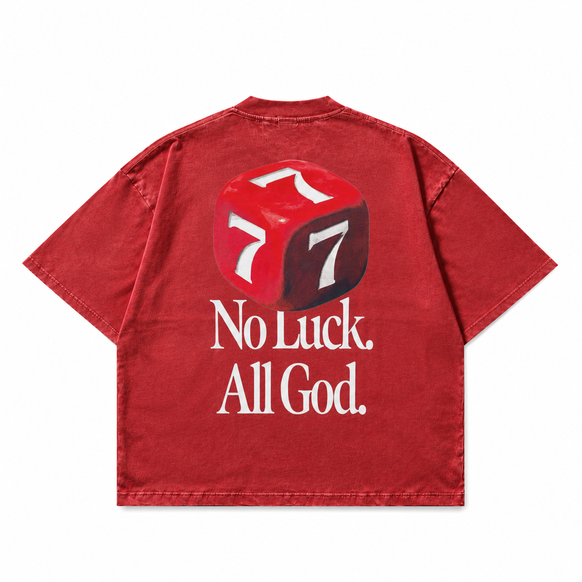 No luck oversize tee