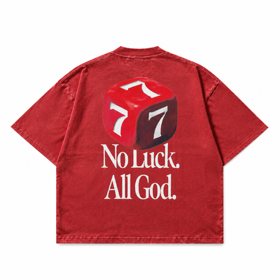 No luck oversize tee