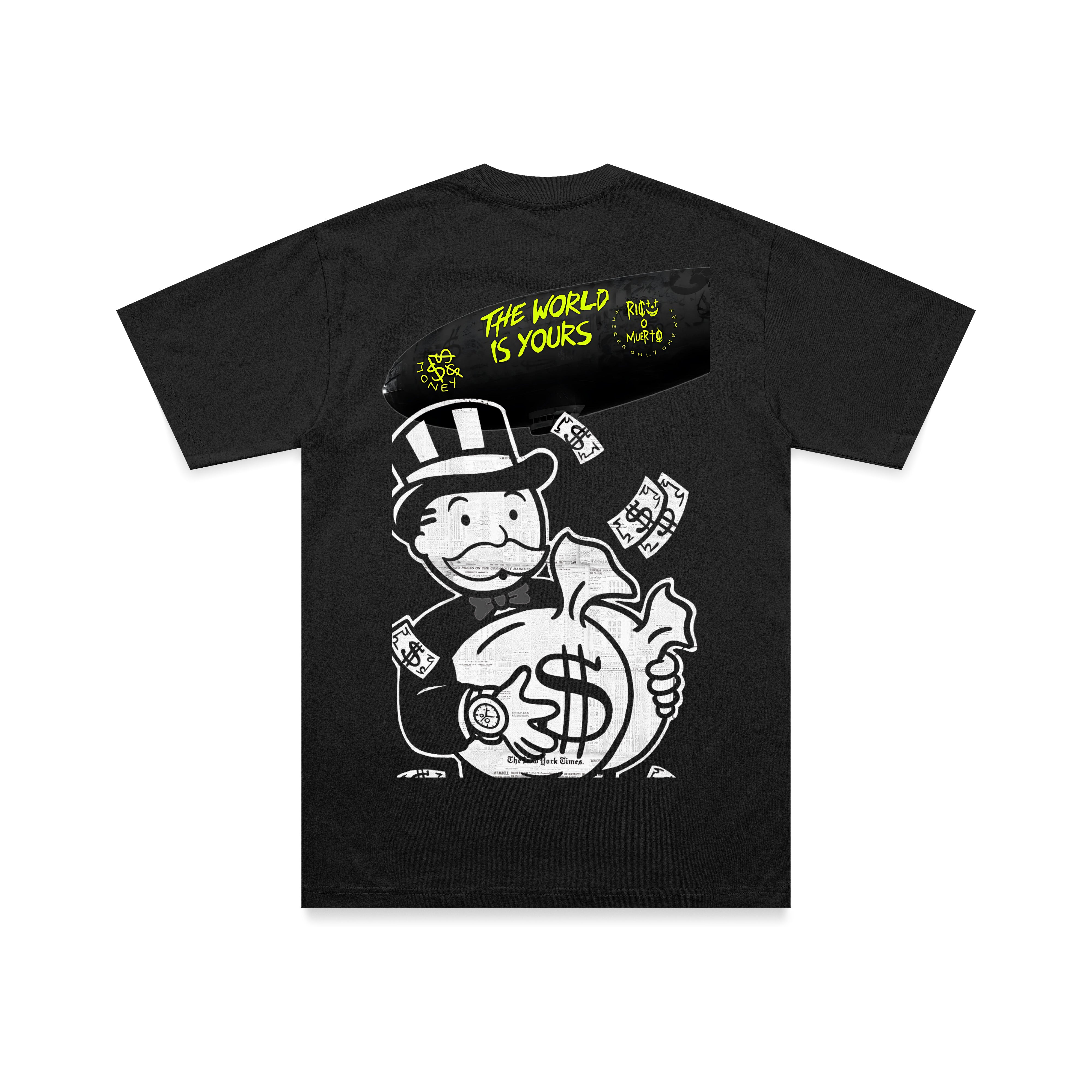 The world is yours R.M. | black regular fit