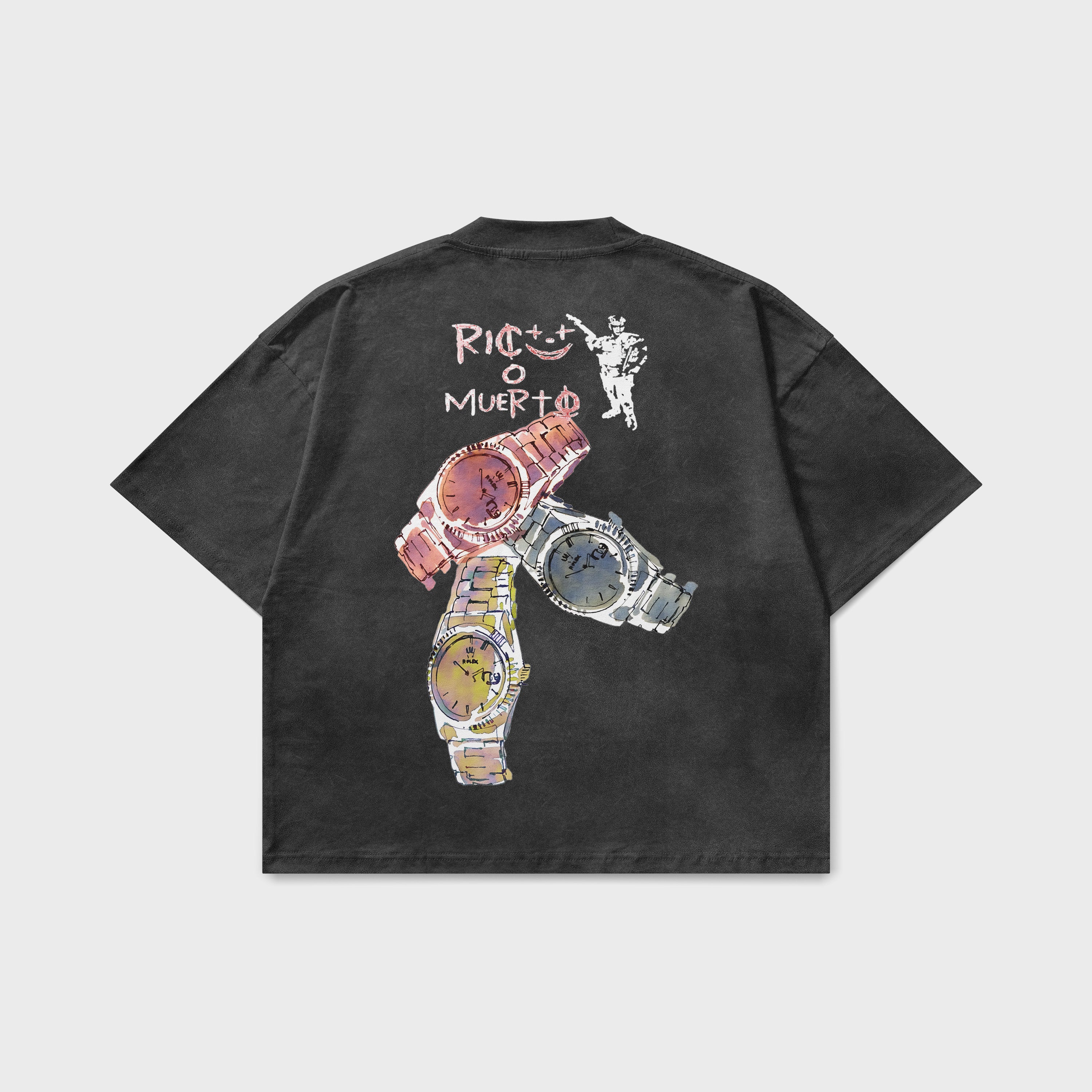Rico o muertx | washed grey oversize